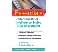 Stanford-Binet Essentials: 39 (Essentials of Psychological Assessment)