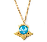 STANG Genshin Impact Necklace Jewelry 7 Elements Weapon God Eye Glass Pendant Necklace Long Chain Fan Souvenir Gift