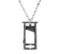 STANG Men's Guillotine Necklace Vintage Jewelry French Revolution Creepy Halloween Personality Art Pendant Necklace Gift