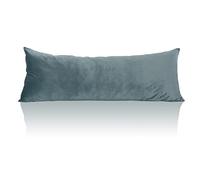 StangH Stone Blue Body Pillow Cover - 20 x 54 Super Soft Velvet Baby Skin Friendly Pillowcase Large Pillow Cases for All Seasons Bed Couch, 20 x 54-inch, 1 Piece