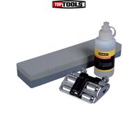 Stanley 0-16-050 Chisel Honing Guide Sharpening Oil Stone 3 Piece Set STA016050