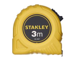 Stanley 0-30-487 Tape Measure, Yellow/Black, 3 m/12.7 mm 3 m/12.7 mm Yellow/Blac