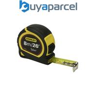 Stanley 0-30-656 1-30-656 Tape Measure Bi-Material Tylon Blade 8M 26ft STA030656