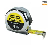 Stanley® 0-33-527 Powerlock® Bladearmor® Pocket Tape 8M (Width 25Mm) (Metric ...