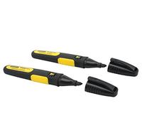 Stanley 0-47-314 FatMax Chisel Tip Marker (Pack of 2) - Black