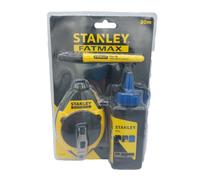 Stanley Stanley 0-47-681 FatMax Chalk Line & Blue Builders Chalk 30m 0-47-681