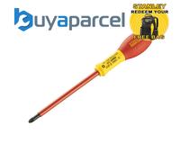 STANLEY 0-65-419 FatMax VDE Insulated Screwdriver Pozidriv Tip PZ2 x 125mm STA06