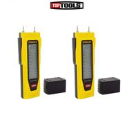 Stanley 0-77-030 Moisture Meter + Two Detection Pins and LCD Screen - Pack of 2