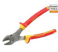 Stanley 0-84-004 FatMax Heavy-Duty Diagonal Cutting Pliers VDE 200mm - STA084004