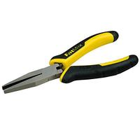 Stanley 0-84-495 6-inch FatMax 150mm Flat Nose Pliers,Black/Yellow