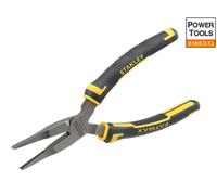 Stanley 0-84-495 6-inch FatMax 150mm Flat Nose Pliers,Black/Yellow