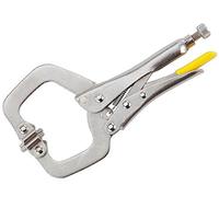 Stanley Deep Throat Locking Pliers C CLAMP 285mm (11 1/4") Swivel Tips 0-84-816