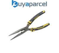 Stanley Max Steel Long Nose Plier 200MM 089 870, Black/Yellow