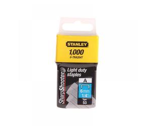 Stanley® 0-TRA204T Tra2 Light-Duty Staple 6Mm Tra204T (Pack 1000)