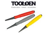 Stanley 058930 DynaGrip Nail Punch Set 3pcs