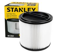 Stanley 08-2501 Cartridge Filter, Fit for Most 5-18 Gallon Wet/Dry Vacuum Cleaners, Compatible with SL18115, SL18115P, SL18116, SL18116P, SL18191P, SL18199P, SL18117, SL18701P-10A, SL18410P-5A