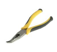 Stanley 089872 200mm Fat Max Bent Long Nose Plier, Black/Yellow