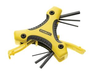 Stanley 095937 7/64-1/4-inch Hex Key Triangle Set Imperial