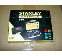 Stanley 1/4 Inch (25mm) Drive Bits & Magnetic Bit Holder & Lock-Ring Set - 39 pc