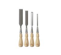 Stanley 1-16-791 Chisel-Set Sweetheart (4-piece), Silver/Tan Brown