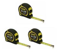 Stanley 1-30-686 3M Tape Measure Sta130686 3 Meter 10Ft Pocket Tape Triple Pack