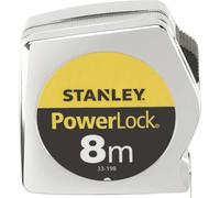 Stanley 1-33-198 "Powerlock" Tape Measure with End Hook, Silver, 8 m/25 mm