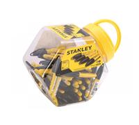 Stanley Mini Fine Tip Marker Pen Tub Black Pack of 72
