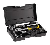 Stanley 1/4in Compact Socket Set, 37 Piece