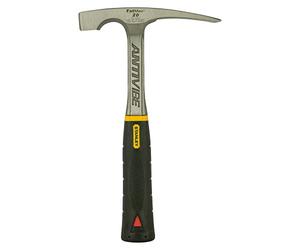 STANLEY 1-54-022 FatMax AntiVibe Brick Hammer, 20 oz, Black/Silver
