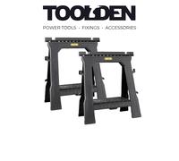 Stanley Tools Folding Saw Horses (Twin Pack) 170713