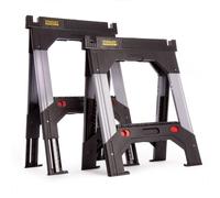 Stanley 1-92-980 FatMax Aluminium Adjustable Telescopic Saw Horse (Twin Pack)