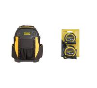 Stanley 1-95-611 Fatmax Tool Backpack & STA998985 Pocket Tapes, 5m/16ft & 8m/26ft