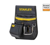 STANLEY 1-96-181 NEW STYLE MULTI POCKET POUCH TOOL & HAMMER LOOP - LEATHER POUCH