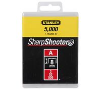 Stanley 1-TRA205-5TBT 1-TRA205-5T Type A Staples, Silver, 8 mm, Set of 5000 Pieces