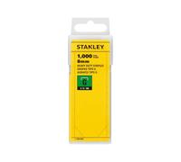 Stanley 1-TRA705T 8mm Heavy-Duty Staple (1000 Pieces), Yellow/ Black