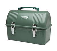Stanley 10-01625-001 Classic 10qt Lunch Box, Stainless Steel, Hammertone Green