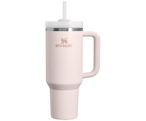 stanley 10-10824-003 Quencher H2.0 FlowState Tumbler 40oz (Rose Quartz) | Handle and Straw | 3-Position Lid | Cup Holder Compatible for Travel | Insulated Stainless Steel Cup | BPA-Free