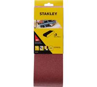 Stanley 100mm x 610mm Sanding Belts 100mm x 610mm 80g Pack of 3