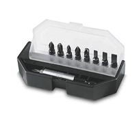 Stanley 1-68-734 Insert Bit Set Slotted/ Phillips/ Pozidriv 10 Piece