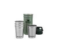 STANLEY 1913 Adventure Nesting Shot Glasses Set - Hammertone Green | BPA-Free Stainless Steel Shot Glasses - Nesting System - Dishwasher Safe