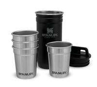 STANLEY 1913 Adventure Nesting Shot Glasses Set - Matte Black | BPA-Free Stainless Steel Shot Glasses - Nesting System - Dishwasher Safe