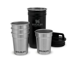 STANLEY 1913 Adventure Nesting Shot Glasses Set - Matte Black | BPA-Free Stainless Steel Shot Glasses - Nesting System - Dishwasher Safe