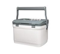 Stanley 1913 Adventure Outdoor Cooler 15.1L - Polar White | Ice Cold 36 Hours - BPA-Free - Heavy Duty Cooler Box - Leakproof - Doubles As Seat