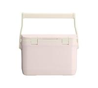 Stanley Adventure Outdoor Cooler 15.1L - Ice Cold For 36 Hours - Cool Box - BPA-Free - Chest Cooler - Heavy Duty Camping Cooler Box Doubles as Seat - Rugged Travel Coolbox - Leakproof - Rose Quartz
