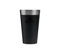 STANLEY 1913 Adventure Stacking Beer Pint 0.47L - Travel Mug Keeps Drinks Cold for 4 Hours - Stainless Steel Thermal Cup - Stacks Infinitely - Double Wall Vacuum Insulation - Dishwasher Safe - Black
