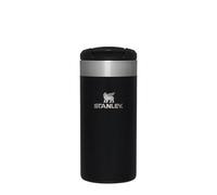 STANLEY 1913 Aerolight Transit Travel Mug 0.35L - Keeps 4 Hours Hot - 6 Hours Cold - Dishwasher Safe - Leakproof - Car Cup Holder Compatible - Insulated Coffee Cup - Black Metallic