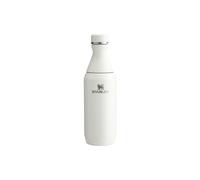 Stanley 1913 The All Day Slim Sports Water Bottle 0.35L - Cold for 3 Hours - Iced for 9 Hours - BPA-Free Recycled Stainless Steel Coffee Flask - Leakproof - Dishwasher Safe - Cream