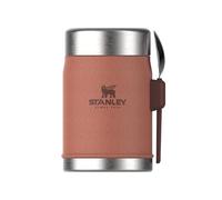 STANLEY 1913 Classic Food Jar With Spork 0.4L - Hammertone Clay | Keeps Cold 7 Hours - With Spork - Leakproof - Dishwasher Safe - BPA-Free Stainless Steel Food Jar