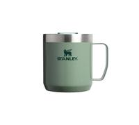 STANLEY 1913 Classic Legendary Camp Travel Mug 0.35L - Keeps 1.5 Hours Hot - 3 Hours Cold - Dishwasher Safe - Stainless Steel Coffee Cup - BPA-Free - Hammertone Green