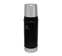 Stanley 1913 Classic Legendary Thermal Flask 0.47L - Matte Black | Keeps Hot Or Cold 15 Hours - Leakproof - Dishwasher Safe - BPA-Free Insulated Bottle